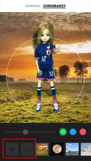 背景画像の取り込み