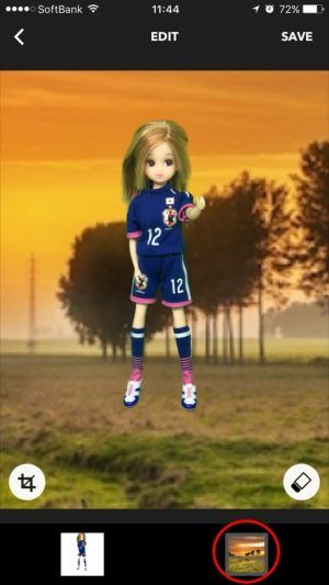 背景画像のサイズ変更