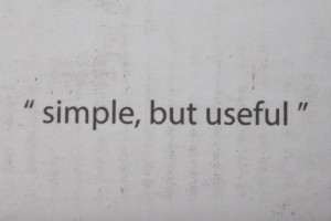simple,but useful