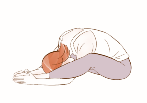 真珠貝のポーズ