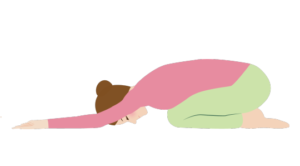 チャイルドポーズ