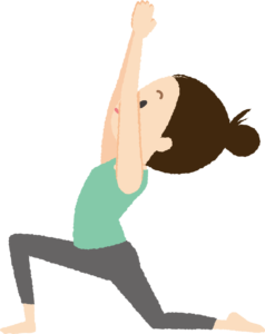 三日月のポーズ