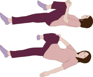 片足ワニのポーズ