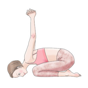 カタツムリのポーズ