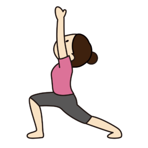 戦士のポーズ１