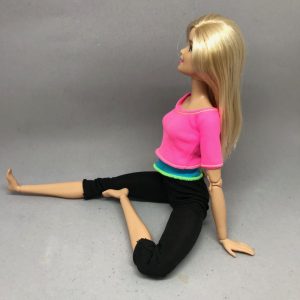 片脚前屈のポーズの準備