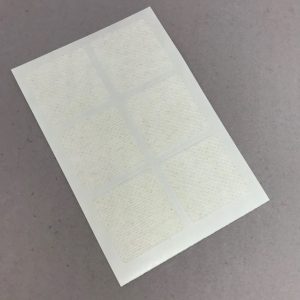 1シート6枚のパッチ