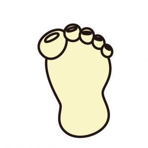 足指じゃんけん　グー