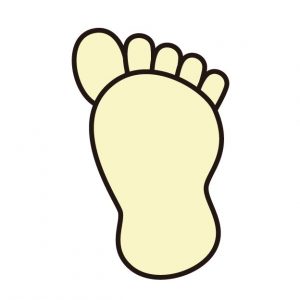 足指じゃんけん　パー