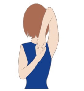 牛の顔のポーズ