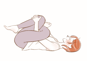 針の目のポーズ