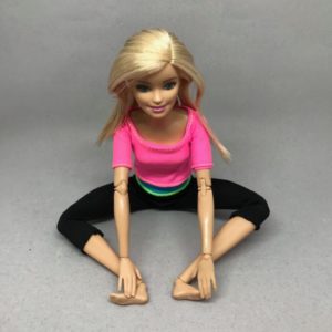 コウモリのポーズの準備